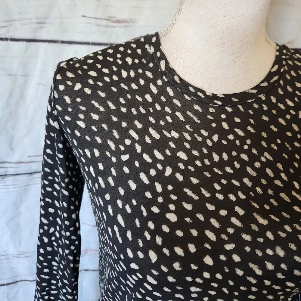 Tory‎ Burch Dotted Pony Kasia Top Size XS